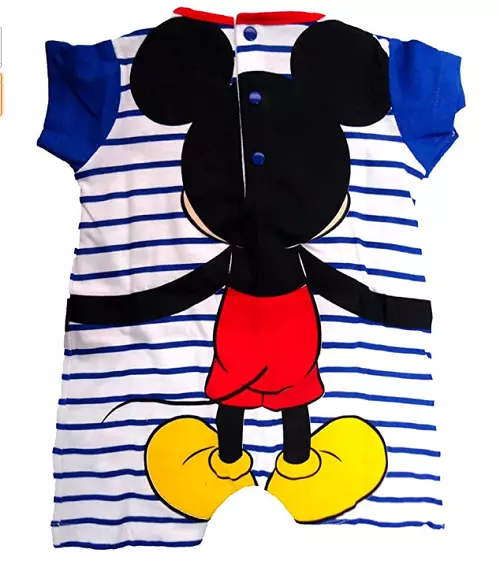 Disney Tutina Pagliaccetto Neonato Mezza Manica Mickey  WD101291