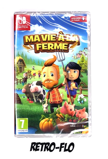 Lot De 2 Jeux Nintendo Switch – Ma Vie à La Ferme + Bee Simulator – Très Bon État