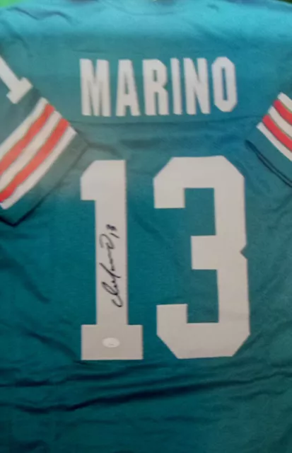 Dan Marino Signed Autographed Custom Miami Dolphins Jersey JSA COA