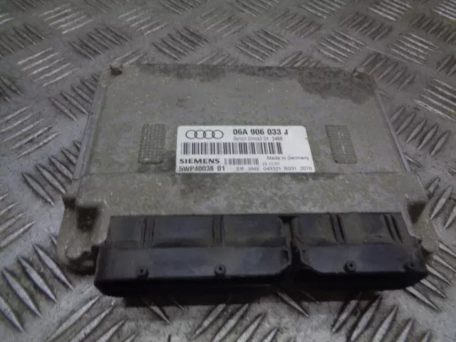 2001 Audi A3 1.6 5Dr Mk1 8L Engine Control Unit Ecu 06A906033J 5Wp40038 01