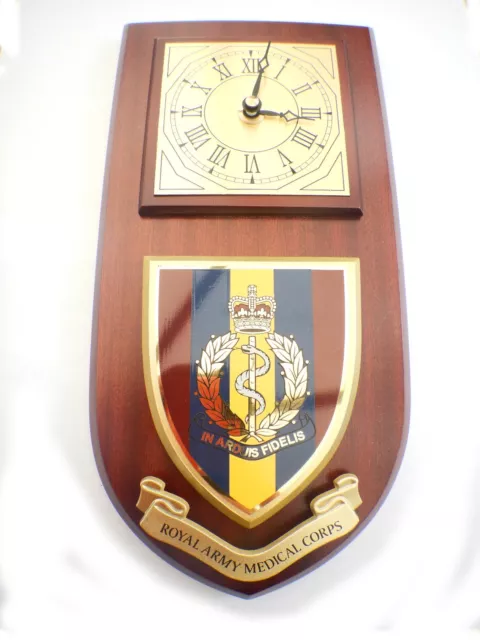 RAMC Royal Army Medical Corps Military Wall Plaque & Clock