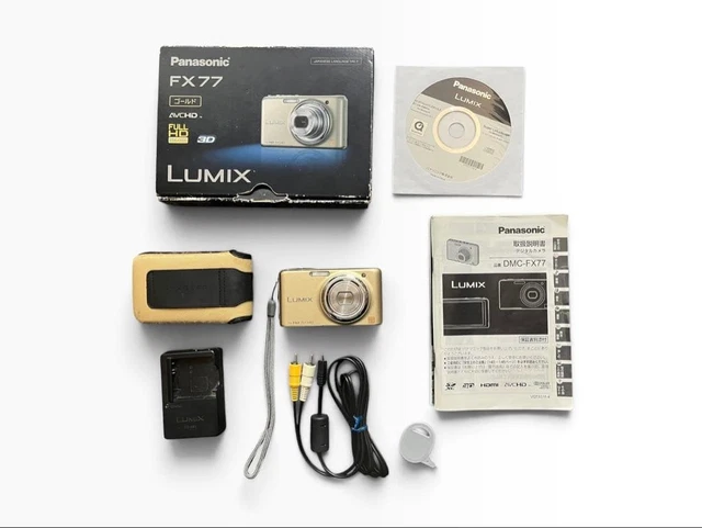 PANASONIC LUMIX FX77 Dorado Excelente Estado EUR 160,23 - PicClick ES