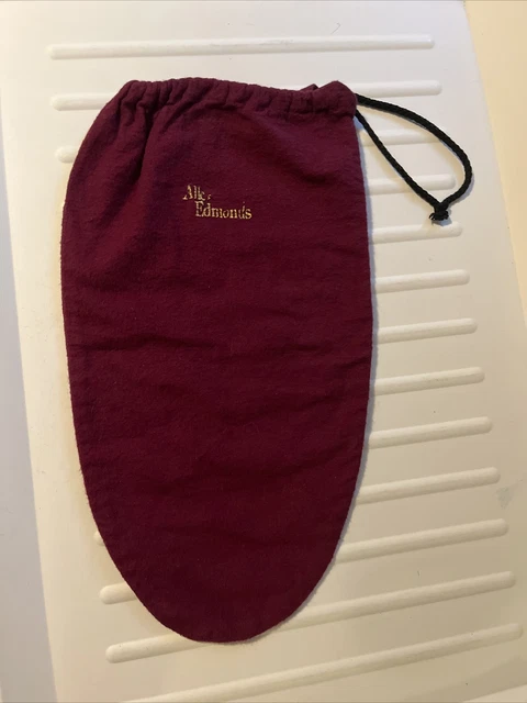 ALLEN EDMONDS Drawstring Dust Bag Shoe Storage Burgundy