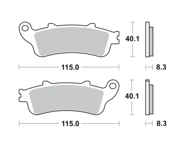 TRW plaquettes de frein MCB705SH