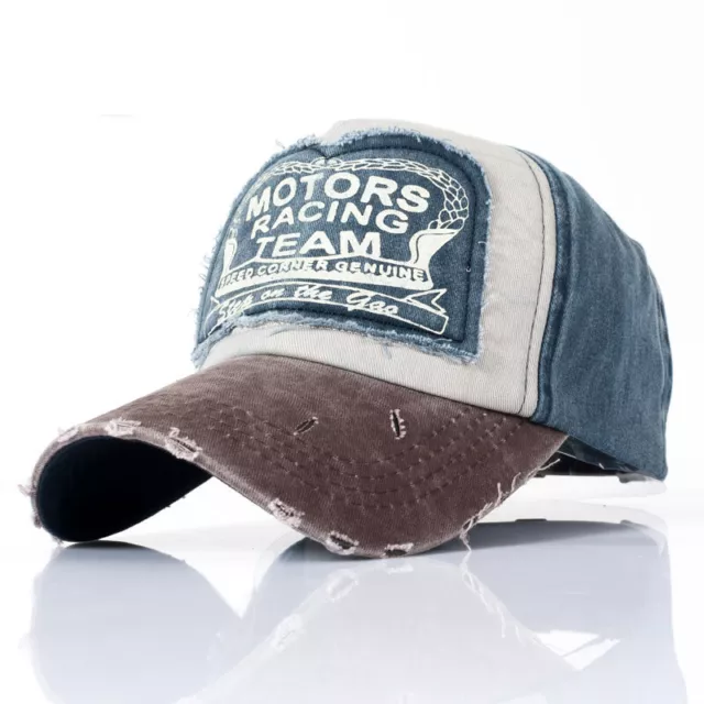 6 Styles Distressed Vintage Trucker/Baseball Cap Cotton Men Women Denim Hat