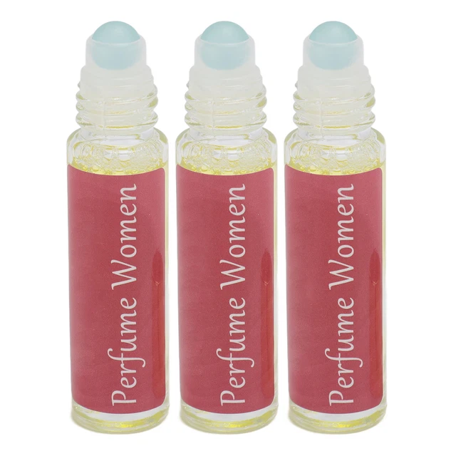 3Pcs Roll On Perfume 10ML Compact Portable Long Lasting Rollerball Essential Sd0