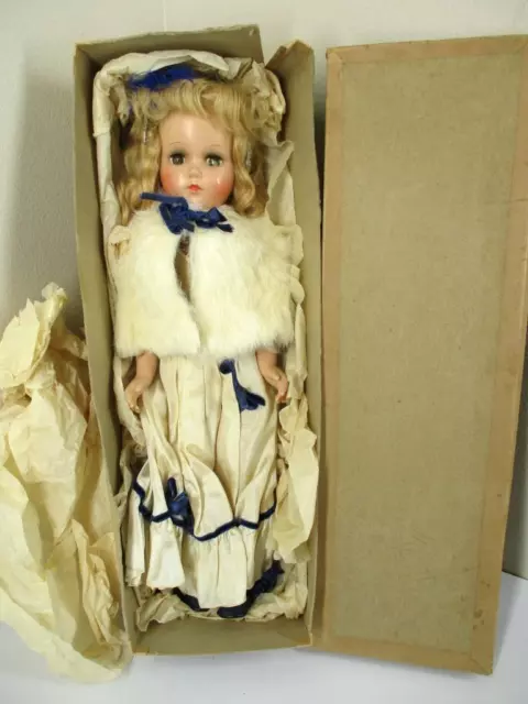 Vintage 1940s R&B Arranbee Nancy Lee 17" Composition Doll in Original Box #3170