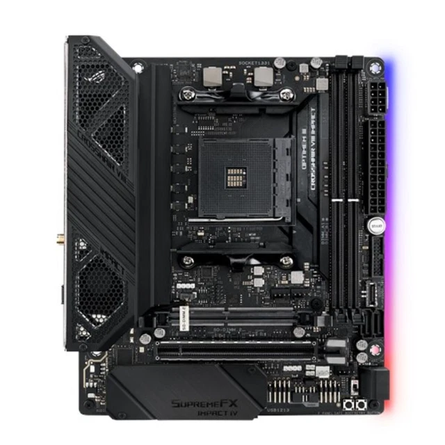 MOTHERBOARD ASUS ROG CROSSHAIR VIII IMPACT X570 AMD AM4 AMD X570 AMD £