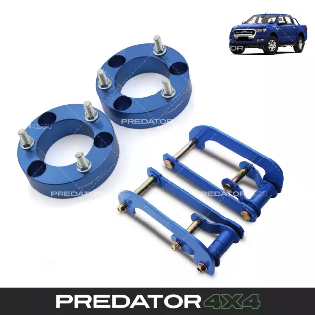 2" 50mm FRONT & REAR SHACKLE LIFT KIT SHOCK SPACER FOR FORD RANGER T6 11-15