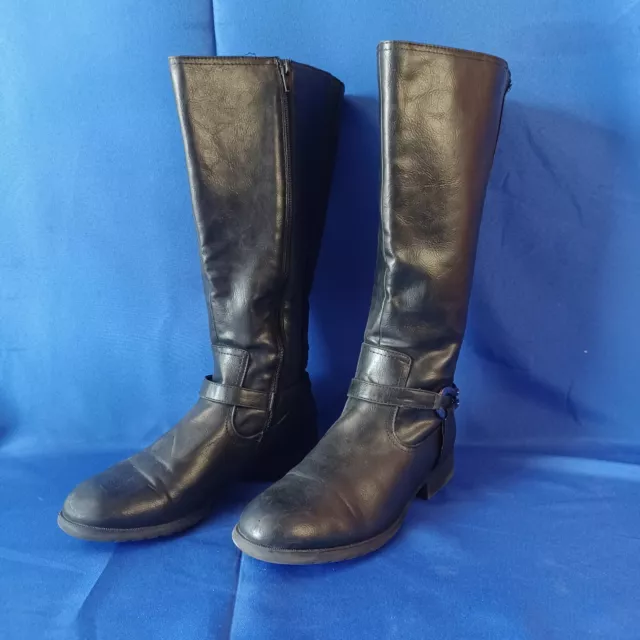 Life Stride Xena Riding Boots Womens Size 10M- Wide Shaft Black