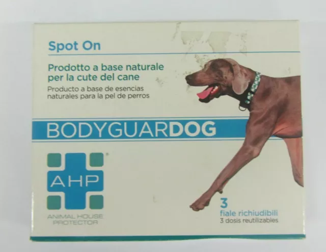 Ahp Body Guard Spot On Cane 3 Fialette Antiparassitario Naturale Neem