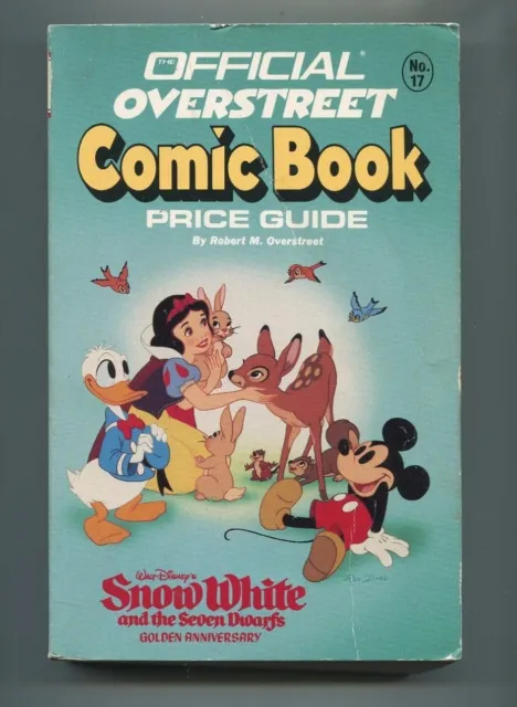Overstreet Comic Book Price Guide #17 Disney Cover! 1987