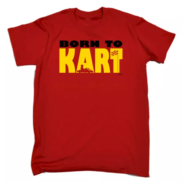 Funny Kids Childrens T-Shirt tee TShirt - Born To Kart