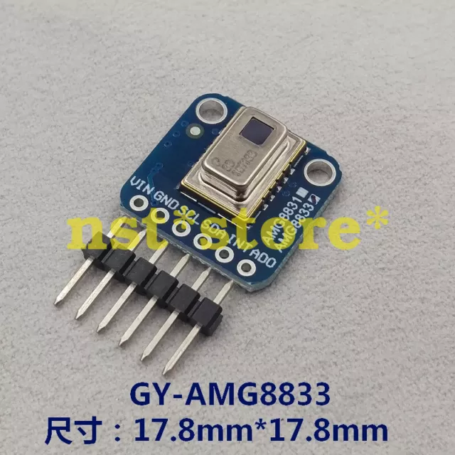 For GY- AMG8833 IR 8x8 Thermal Imaging Camera Array Temperature Sensor Module