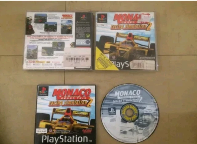 Sony PS1 - Monaco Grand Prix Racing Simulation 2 - Complet - ⚠️ Abîmé