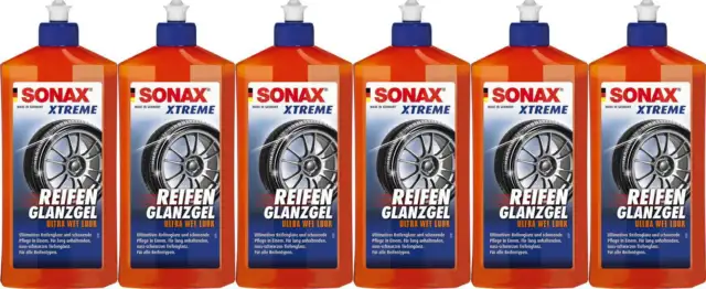 Sonax XTREME gel lucido pneumatici 500 ml VPE set 6 pezzi 02352410
