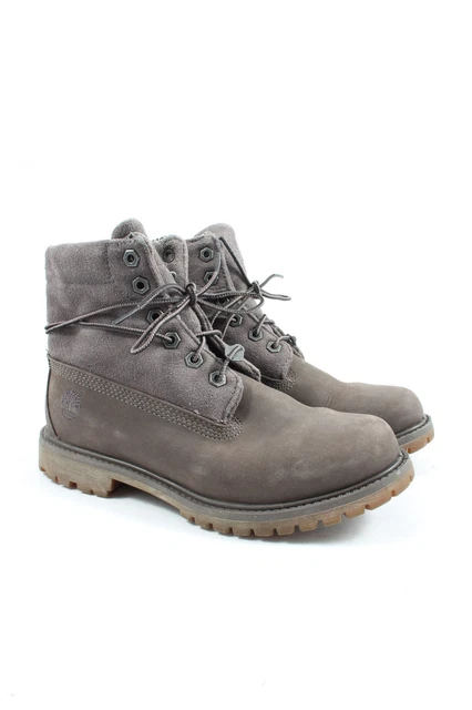 TIMBERLAND Bottines à lacets Dames T 37 bronze style décontracté