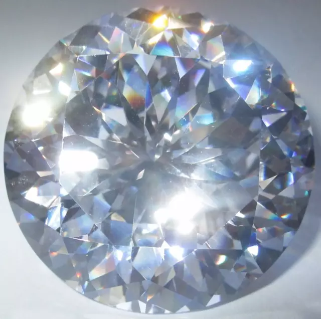 100 Cubic Zirkonia, rund 4,0 mmØ, klar, Brillantschliff, synthetischer Edelstein