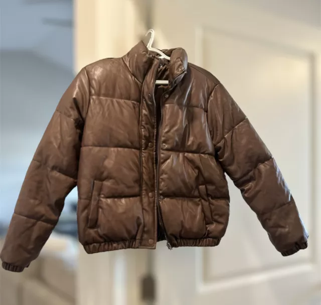 Windsor Puffer Jacket Brown Small
