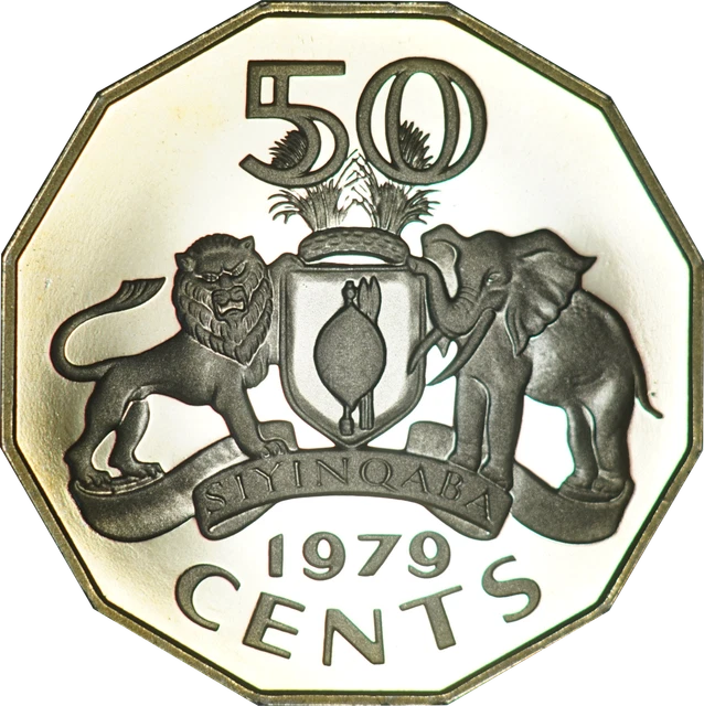Swaziland Proof 50 Cent Coins Mixed Dates/Grades Pick the coin you want
