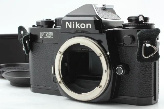 [Mint] Nikon FE2 Schwarz 35mm SLR Film Kamera Gehäuse Aus Japan
