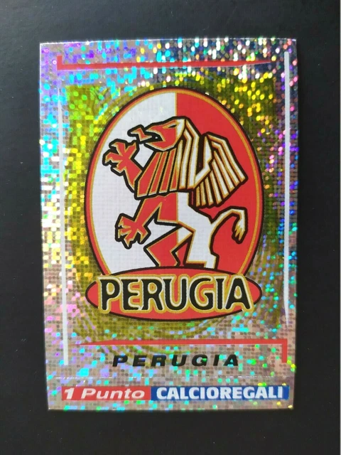 Autocollant (Scudetto) Panini Perugia - Album Calciatori 1967-68 Ou 1968 - Original Neuf Avec Sa Feuille De Protection