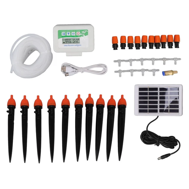 Timer irrigazione solare dispositivo irrigazione solare ABS silicone PEEK solare