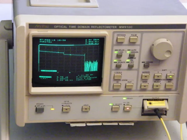 Anritsu MW910C Optical Time Domain Reflectometer (OTDR) 1.3/1.55um