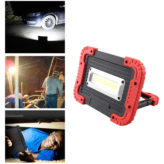 Lámpara USB COB recargable Luz de trabajo Linterna LED Linterna de inundación Exterior Campamento