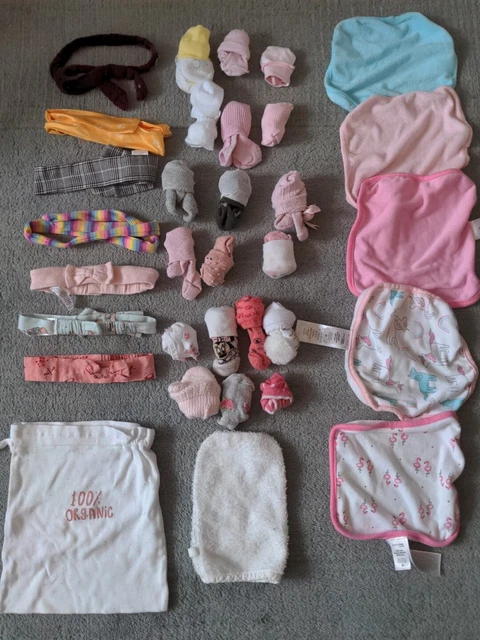 Pacchetto massiccio accessori bambine fasce per la testa vestiti con rutto ecc carichi