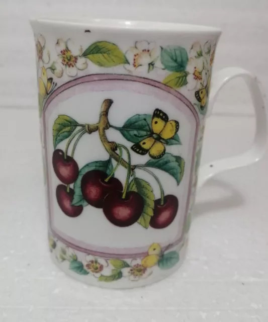 Roy Kirkham Prunus Exclusive Design Plum Blossom Butterfly Fine Bone China Mug