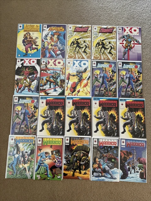 Valiant Comics X-O Manowar Magnus Bloodshot Eternal Warrior Lot Of 20 NM