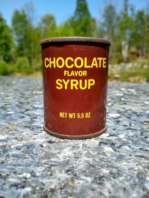 Rare Hard To Find Vintage General Mills Chocolate Syrup Tin 5.5 Oz Advertising