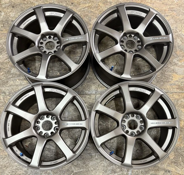 work xt7 17インチ　9j+20 114.3 JDM WORK Emotion XT7 17 inch 9J28 PCD 114.3 hole 5H plated