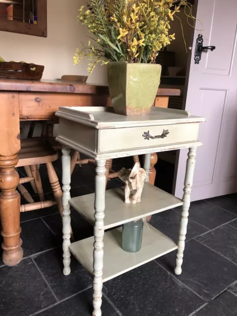 Hall shop telephone table