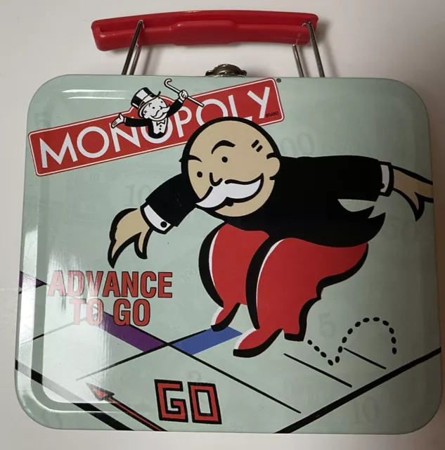 2000 Monopoly Collectors mini lunchbox tin - Great Shape Make An Offer! 2