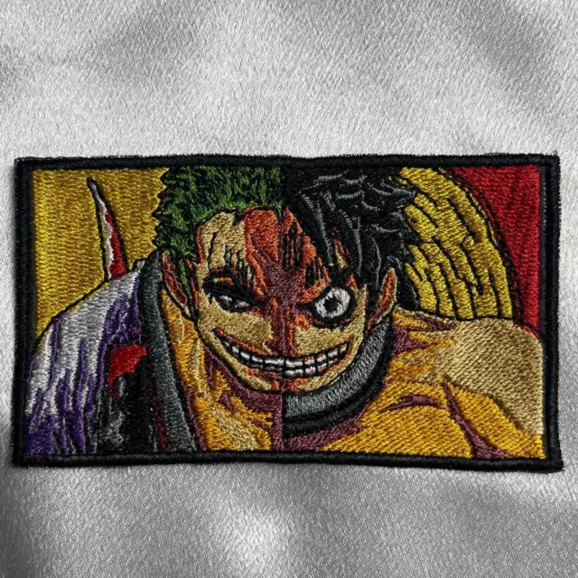Luffy and Zoro Wano One Piece Iron On Embroidery Patch