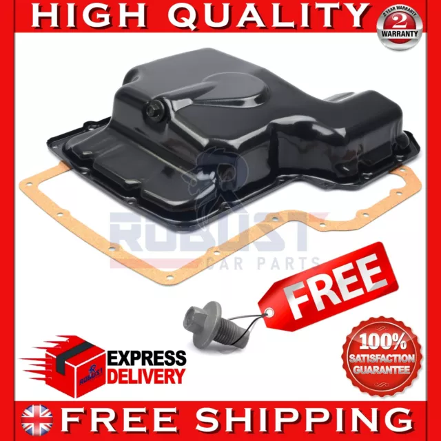 OIL SUMP PAN + GASKET WITH PLUG FOR FORD TRANSIT FWD MK7 MK8 CUSTOM 2.2 TDCi 3