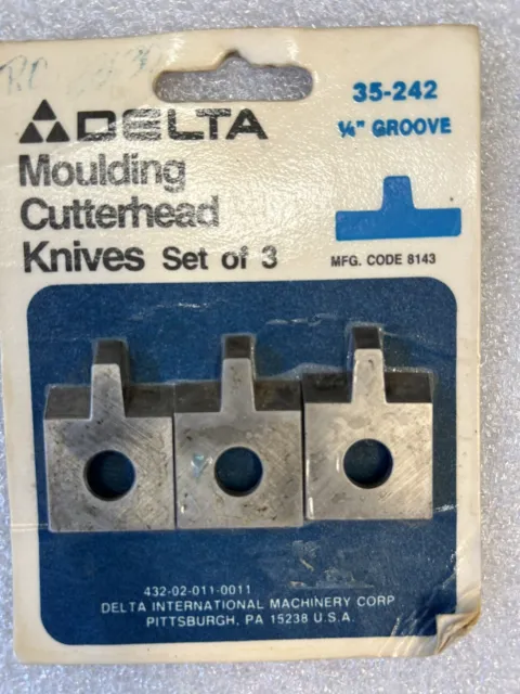 Delta 35-242 Moulding Cutterhead Knives