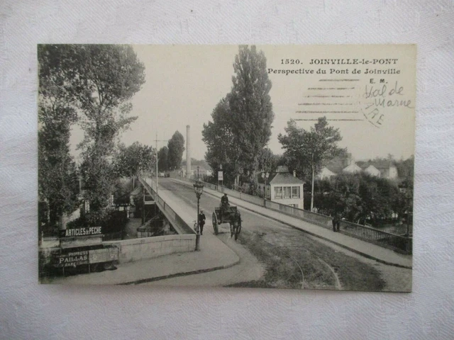 Cpa Val De Marne 94 Joinville Le Pont Perspective Du Pont De Joinville