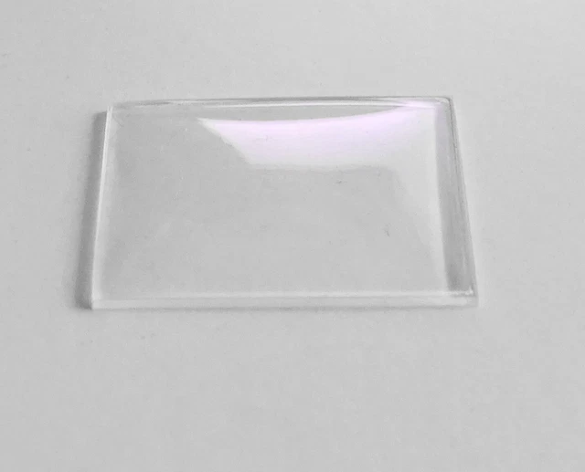Verre De Montre Bombé Tonneau 24x28 Mm - Pour Réparation Ou Remplacement