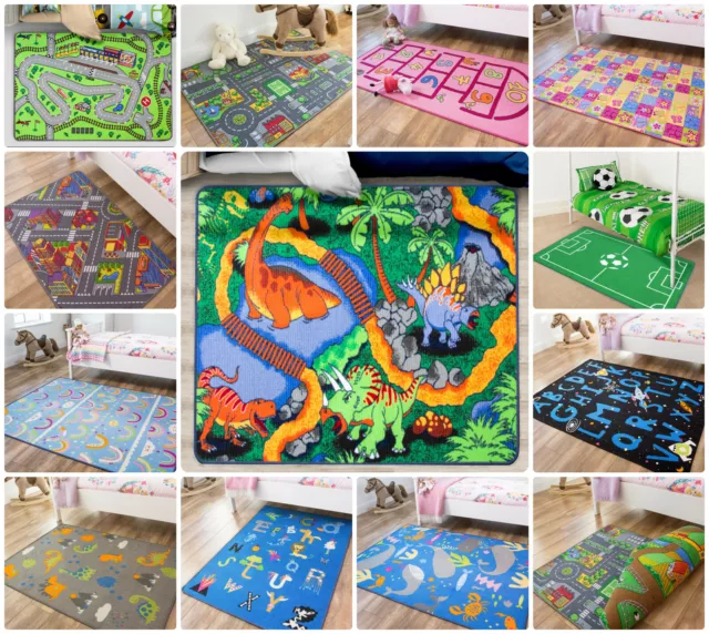 Childrens Large Girls Boys Bedroom Playroom Floor Mat Kids Play Fun Rugs SALE