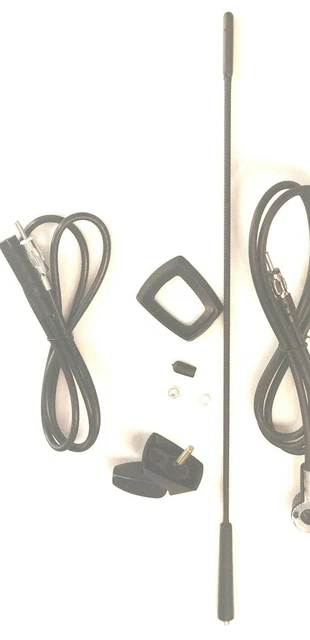 Antenne Radio Voiture De Remplacement Pour Peugeot 307, 206, 207, 306 - Noire, Neuve