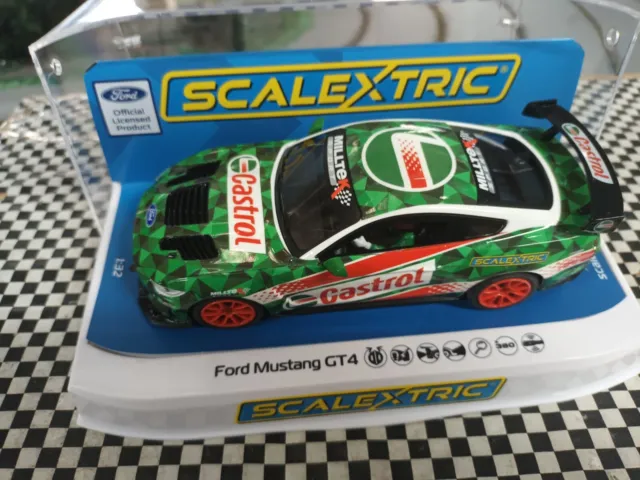 Scalextric C4327 Ford Mustang GT4 Castrol Mint Box Unused