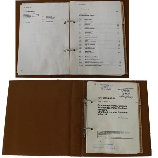 Strahlendosimeter Satz FH390 - FAG Oder Friesecke & Hoepfner
