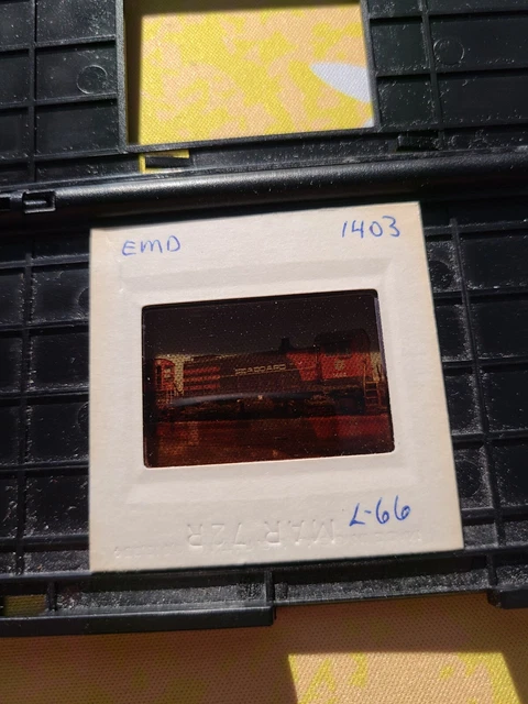 Original Slide Seaboard Air Line SAL 1403 ALCO S2 1966 2