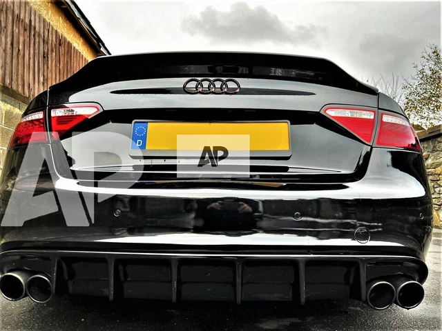 Auto Perfectionists UK Gloss Black Ducktail Boot Spoiler For Audi A5 B8 Coupe 2007-2016