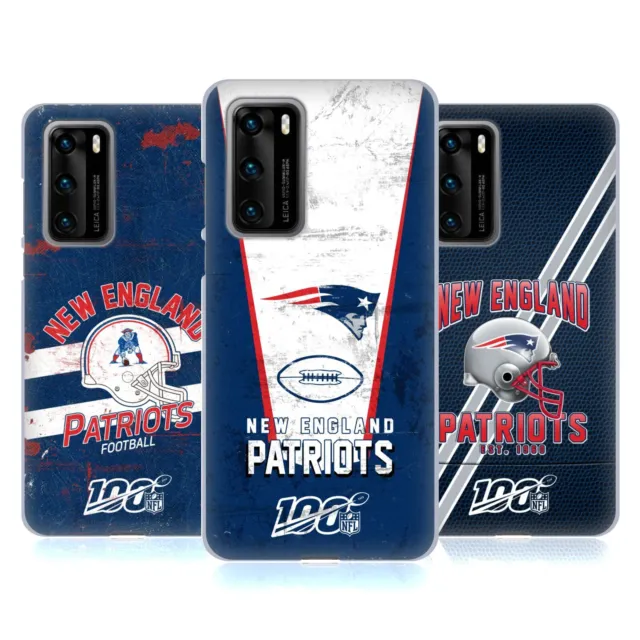 Custodia Ufficiale Nfl New England Patriots Logo Art Gel Morbido Per Huawei Phones 4