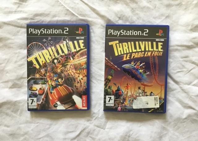 Jeu PS2 Thrillville: Le Parc En Folie - Complet Avec Boîte Et Notice, Très Bon état, Version Française