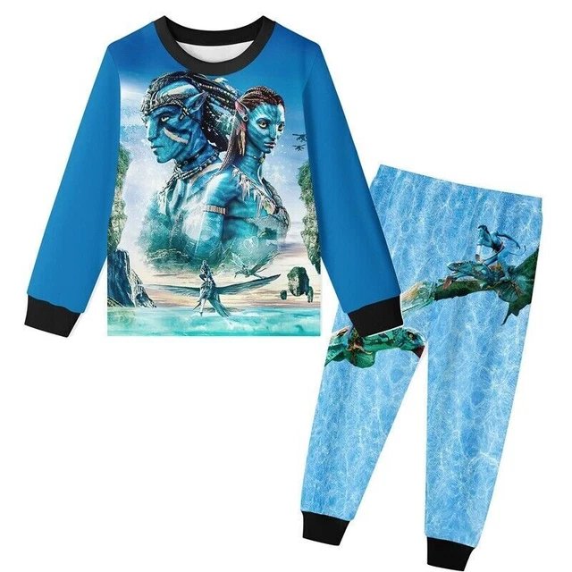 Kids Girls Boys Character Nightwear Pyjamas Avatar 2 Nightie PJs  T-shirt Pants